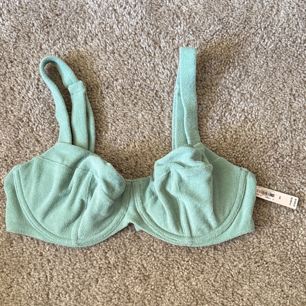 Victoria's Secret Light Green Bikini Top